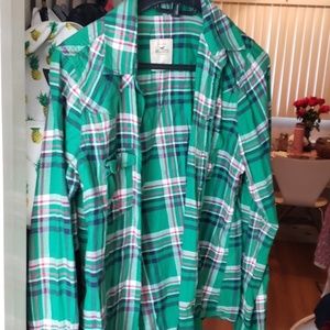 plaid shirt